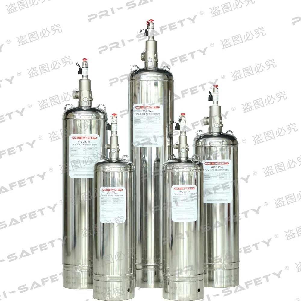 Stainless Steel Cylinder Total Flooding FM200 Fire Suppression System best