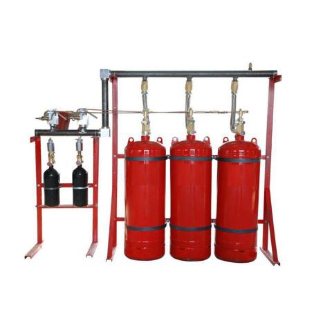 पाइप कार्य प्रकार FM200 कुल बाढ़ प्रणाली